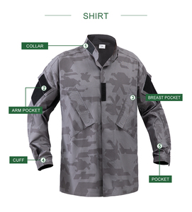 Uniformes de Camuflaje para Exteriores de Poliéster Transpirable de Alto Rendimiento y Alta Calidad, Venta Caliente OEM - Product Image 2