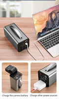 Chargeur de batterie de générateur solaire 180W 45000mAh Station d'énergie solaire portable Alimentation de batterie externe pour camping