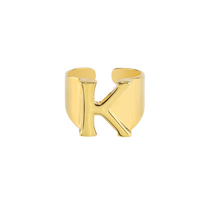 Moda Inglese Lettera A-Z Anelli di Formato Aperto Iniziale Alfabeto Anello Amanti Amici Migliori Regali Del Partito di Fidanzamento Monili di Nozze - Product Image 6