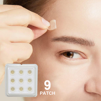 9 Patchs Microneedle pour l'acné et les boutons - Idéal pour les points blancs, les boutons ou les imperfections avec aiguilles solubles