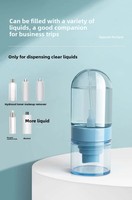 Flacon pulvérisateur d'huile essentielle inversé 30ml-80ml en PETG, emballage vide avec pompe pulvérisatrice