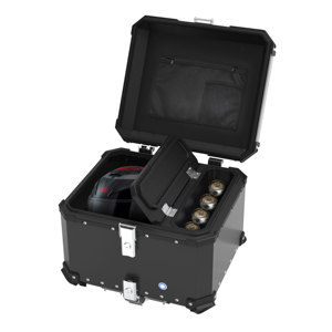 48L Refrigeration and heating top case motorcycle tail box waterproof motorcycle tail boxes aluminium case
