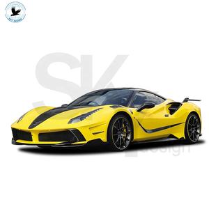 Guardabarros de Fibra de Carbono para Automóvil Ferrari <span class=keywords><strong>488</strong></span>, Guardabarros Laterales de Fibra de Carbono Forjada MSY para Ferrari <span class=keywords><strong>488</strong></span> GTB Spider - Product Image 3