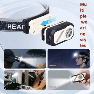 <span class=keywords><strong>Linterna</strong></span> Frontal <span class=keywords><strong>LED</strong></span> Multifuncional Portátil con Sensor <span class=keywords><strong>de</strong></span> Movimiento, Imán Potente, 3 Fuentes <span class=keywords><strong>de</strong></span> Luz, Impermeable, para Exteriores, <span class=keywords><strong>de</strong></span> Fábrica - Product Image 5