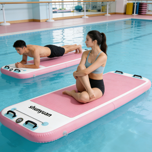 <span class=keywords><strong>Tappetino</strong></span> Gonfiabile in PVC <span class=keywords><strong>per</strong></span> Yoga, Sport Acquatici, Tavola Sadhu, <span class=keywords><strong>Piscina</strong></span>, Pieghevole, Fitness, Galleggiante, Capacità 500kg, <span class=keywords><strong>per</strong></span> Esterni - Product Image 2