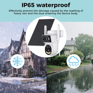 Caméra solaire PTZ 4G 6MP ZCVISION, prix d'usine, détection de mouvement PIR, vision nocturne couleur, caméra de sécurité sans fil pour extérieur - Product Image 5