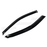 Nouvel ensemble de déflecteurs de vitres latérales noirs pour Toyota RAV4 2006-2022, protection contre la pluie et les intempéries