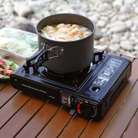 Réchauds et Fours d'Extérieur à Gaz Portables Magnétiques, Accessoires de Camping, Réchaud à Cassette pour Fondue, Voyages et Pique-niques