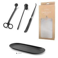 Supports gravés pour débroussailleuse en acier inoxydable, 20 pièces, Kit de soins pour bougies, ciseaux à tremper, outils de coupe, boîte