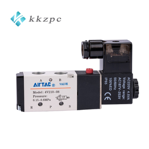 <span class=keywords><strong>Airtac</strong></span>-Válvula Solenoide neumática de control de aire, 5/2way <span class=keywords><strong>4V210</strong></span>-<span class=keywords><strong>08</strong></span> 24V 220V - Product Image 2