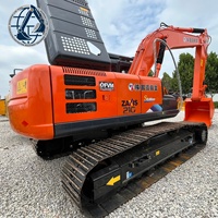 Excavatrice Hitachi 210 d'occasion, faible nombre d'heures de fonctionnement, prix usine, matériel de construction Hitachi d'occasion