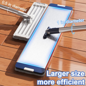 360 Magic Ultra-Fine Fiber <b>Flat</b> <b>Mop</b> Twisting Device Simple <b>Mop</b> Bucket Set for Floor Cleaning Includes Dirty Water Separation <b>Mop</b> - Product Image 6