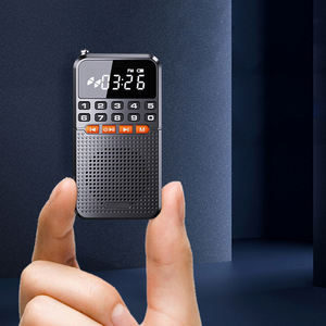Rechargeable Mini Portable FM Radio With LED Digital Display Flashlight <b>MP3</b> Player Built In <b>Speaker</b> For Elderly Morning Exercise - Product Image 5