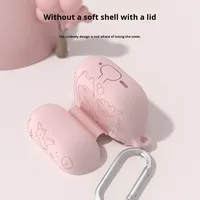 Étui de protection antichoc écologique pour AirPods 4 et AirPods Pro 3, design mignon de couleur unie, étui souple en silicone