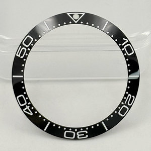 Pieza de Repuesto Compatible con Reloj <span class=keywords><strong>Omega</strong></span> <span class=keywords><strong>Seamaster</strong></span> de 300 Metros, Bisel de Cerámica - Anillo Interior del Bisel de Buceo de 38 mm - ODM/OEM - Product Image 2