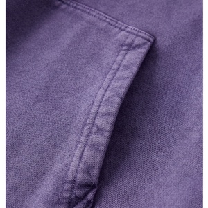 هودي فضفاض للجنسين من الصوف 420 جرام/متر مربع 100% قطن ثقيل الوزن بصباغة الشمع الكلاسيكية مع جيب - Product Image 6