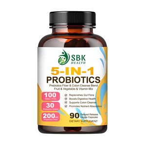 High Quality Probiotics Capsules with 100 Billion CFUs Probiotic Complex Boosts Intestinal Peristalsis Colon Cleanse <b>Blend</b> - Product Image 1
