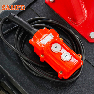 SAMFD Cric hydraulique électrique monocylindre à ciseaux avec capacité de 400 kg pour le changement de pneus - Product Image 4