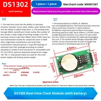 Module RTC haute précision DS1302 DS3231 DS1307 avec batterie de secours - Module de synchronisation horaire IoT industriel pour l'intelligence artificielle