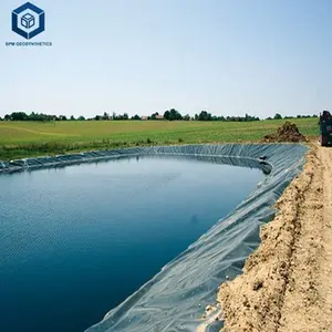 סין BPM GEOSYNTHETICS אספקת הגיא HDPE ממברנות חלק Geomembrane אוניית HDPE פלסטיק דגים בריכת ספינות מחיר