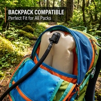 Réservoir d'eau pliable en TPU sans BPA, grande capacité, pour le camping, la randonnée et le cyclisme, personnalisable OEM