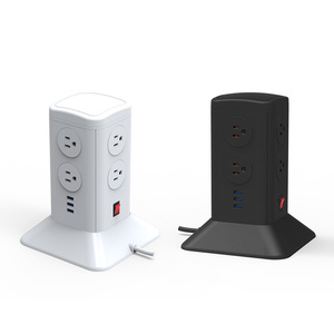 Đa lớp ổ cắm cắm ổ cắm điện ổ cắm bàn dọc tháp <span class=keywords><strong>USB</strong></span> mở rộng ban Power Strip - Product Image 2