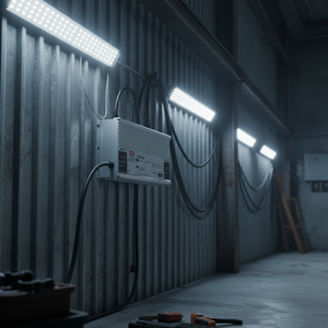 หมายถึง HVG-480 480W 30V 16A ไดรเวอร์ตัวแปลง AC-DC ช่องสัญญาณเดียวที่สามารถหรี่แสงได้ IP65 - Product Image 3