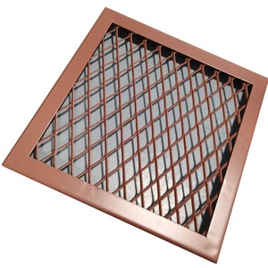 Soffitto in Metallo Espanso a Trama Liscia Perforata con Effetto Diamantato |   Rivestito in PVC Leggero e Resistente |   Spessore e <span class=keywords><strong>Dimensioni</strong></span> Personalizzabili | - Product Image 2