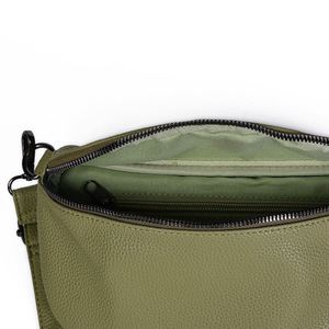 Bolsos de pecho de cuero para mujer al por mayor de alta calidad, riñoneras personalizadas, bolsos cruzados de cintura para mujer - Product Image 4