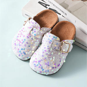 Chaussures pour <span class=keywords><strong>bébé</strong></span> de style nouveau, chaussures à paillettes tendance, polyvalentes, antidérapantes pour enfants - Product Image 2