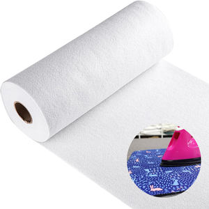 Entoilage <span class=keywords><strong>thermocollant</strong></span> en <span class=keywords><strong>molleton</strong></span> : 12 pouces x 10 yards, <span class=keywords><strong>molleton</strong></span> <span class=keywords><strong>thermocollant</strong></span> simple <span class=keywords><strong>face</strong></span> blanc pour la couture et l'artisanat - Product Image 1