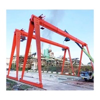 Grue portique électrique télécommandée sur rail, personnalisée, de 10 à 20 tonnes, pour extérieur, avec hauteur de levage de 9 m