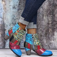 Tout nouveau talon haut bottes courtes femmes bottines pour femmes bout pointu bottines chaussures avec PVC noir de haute qualité