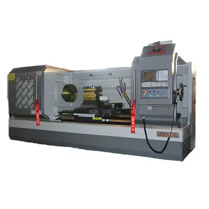 Torno CNC de precisão para usinagem de eixo longo de metal, marca Shenzhong CK6180 * 1500 mm