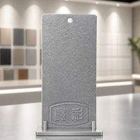 Boîtiers de luminaires LED en aluminium, texture froissée, revêtement en poudre époxy polyester, pulvérisation durable, couleur personnalisée, OEM, protection