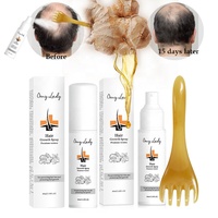 Dropshipping Sample Machine de traitement de la perte de cheveux Huile de croissance des cheveux naturels Spray de croissance des cheveux de marque privée
