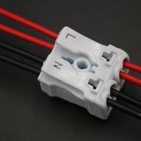 Accessoires pour pièces d'éclairage, bornier électrique, 2, 3, 4, 5 voies, connecteur rapide à ressort, bornier à vis à 12 broches