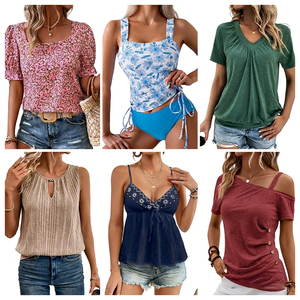 Camiseta básica de verano para mujer, lote mixto, de proveedor Bea Gz, ropa en caja, camisetas de mujer, stock de ropa, camiseta corta de mujer - Product Image 2