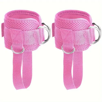Sangles de cheville en néoprène en cuir personnalisées réglables exercice Fitness sangles de cheville de gymnastique rembourrées pour Machines à câble