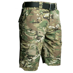 Pantaloncini Tattici da Uomo in Tessuto Ripstop Impermeabile con Tasche, Ideali per Escursionismo, Caccia, Viaggi e Pesca - Product Image 4
