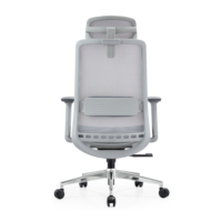 Chaise de bureau ergonomique réglable en maille avec accoudoirs et appui-tête 3D ajustables - Qualité professionnelle pour l'ameublement de bureaux en gros