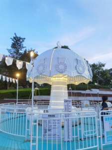 <span class=keywords><strong>Silla</strong></span> Voladora con <span class=keywords><strong>Sombrilla</strong></span> para 12 Personas, Equipo de Parque de Atracciones al Aire Libre, <span class=keywords><strong>Silla</strong></span> Columpio con Temática de Hongo con Luces LED Blancas - Product Image 4