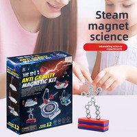 WISE FOREST Juego de Juguetes Magnéticos de Ciencia y Física, Rompecabezas Educativo, Juguete de Suspensión, Experimento para Niños, Fuerza Magnética, Kit de Diversión Infantil