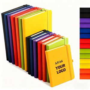 2026 New Wholesale High Quality Office Journal Pu Leather <b>A5</b> Notebook Elastic Band Custom Logo With Lined Pages - Product Image 1