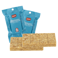 Barra de energía recubierta de chocolate con leche OEM disponible en fábrica, textura dura, sabor dulce, galleta empaquetada en bolsas