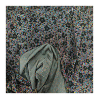Vente en gros de tissus en velours jacquard 100% polyester fil d'or tricoté pour robes vêtements jouets d'ameublement antistatique pour les filles