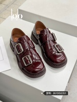 Mocassins plats élégants pour femmes en cuir PU de haute qualité, avec broderie logo imprimé léopard sur la pointe, imperméables et légers – Collection Automne 2026