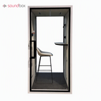 Cabines de bureau insonorisées portables, cabine de réunion insonorisée, cabine téléphonique acoustique pour un travail concentré dans un environnement de bureau à domicile