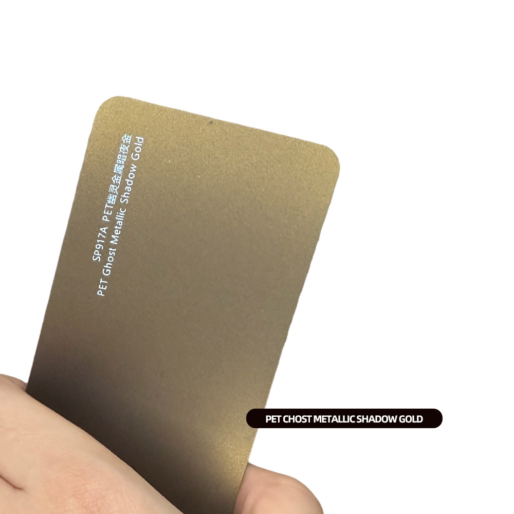 PET Fantasma Metal Dorado Oscuro