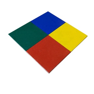 Đầy Màu sắc EPDM gạch cao su sân chơi ngoài trời cho trẻ em vui chơi giải trí an toàn cao su sàn bề mặt lồng vào nhau sân chơi gạch - Product Image 1